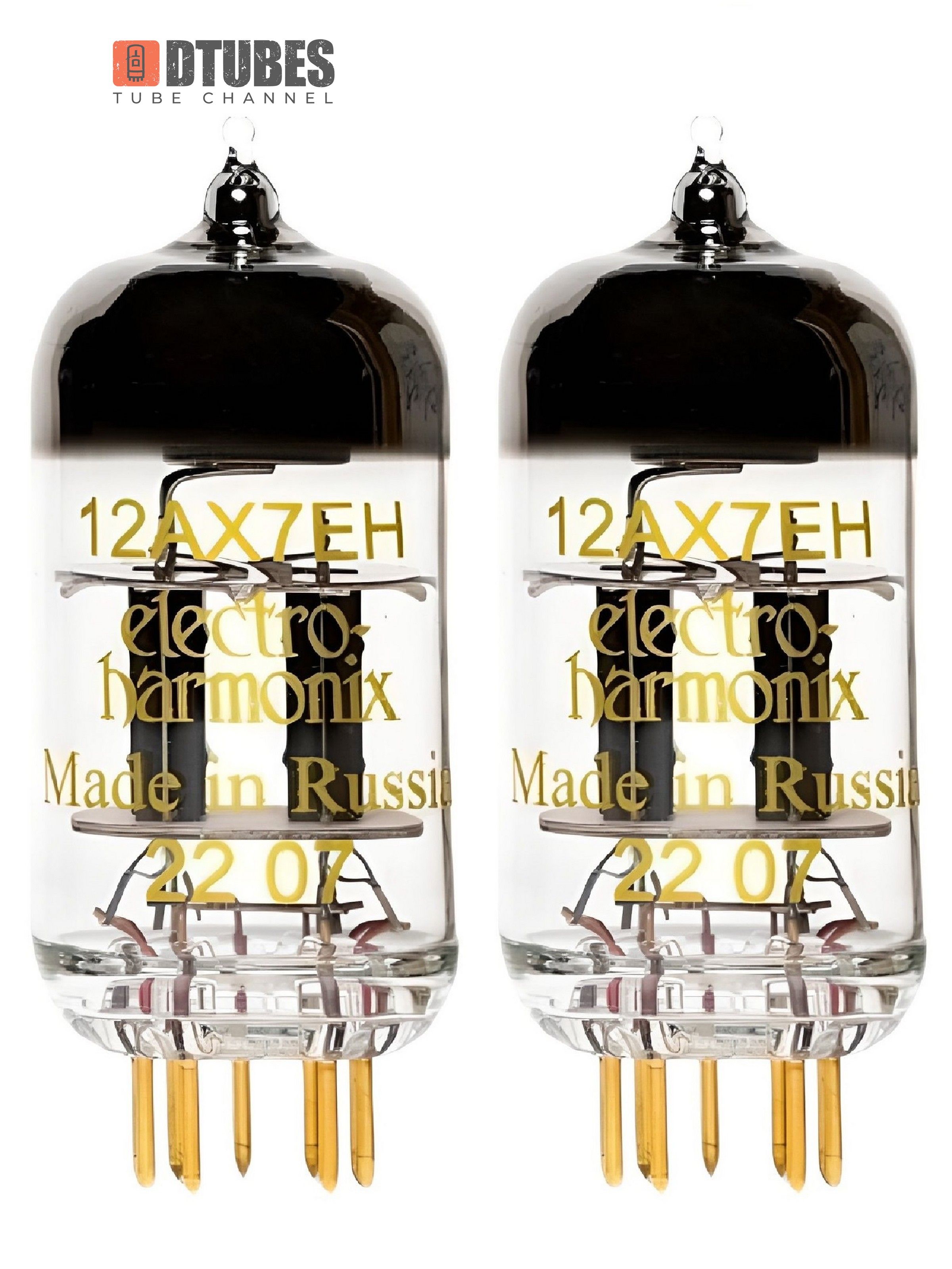 2 Радиолампы 12AX7 GOLD Electro-Harmonix