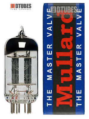 Радиолампа 12AT7 (ECC81)  Mullard