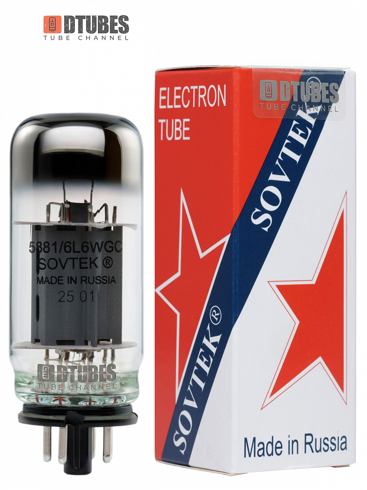 Радиолампа 5881/6L6WCG Sovtek