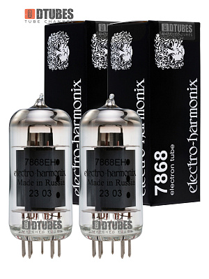 2 Радиолампы (пара) 7868 Electro-Harmonix