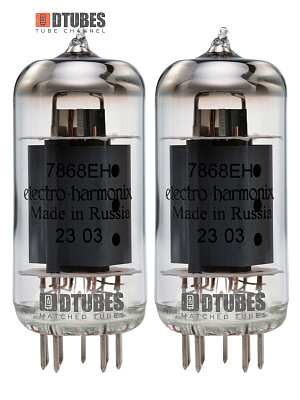 2 Радиолампы (пара) 7868 Electro-Harmonix