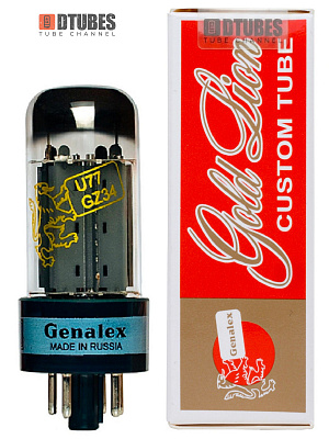 Радиолампа U77/GZ34 Genalex Gold Lion