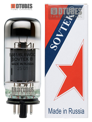 Радиолампа 5881/6L6WCG Sovtek